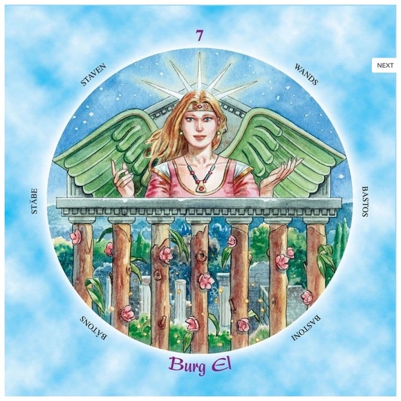 Shining Angels Tarot by Guiditta Dembech 2009 - Picture 7 of 11